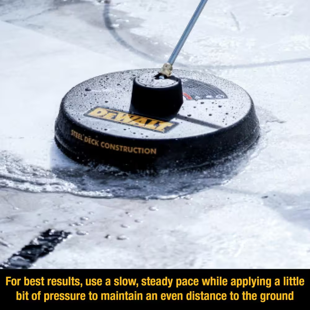 Universal 18 In. Surface Cleaner for Cold Water Pressure Washers Rated up to 370