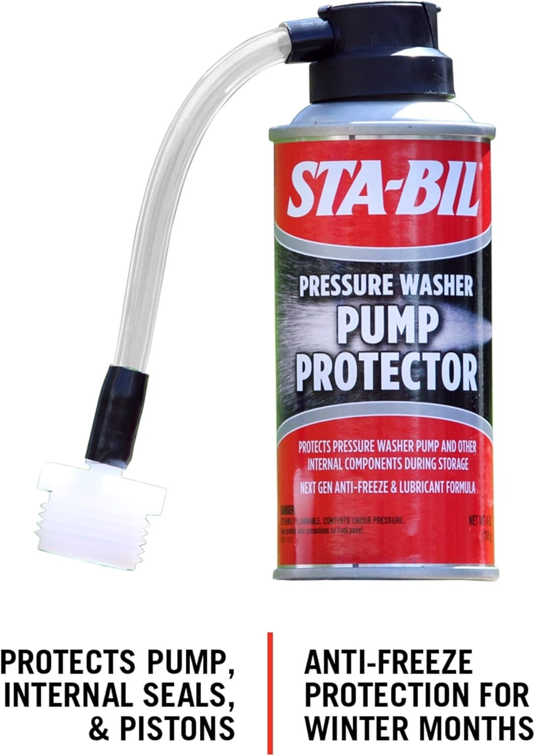 STA-BIL Pressure Washer Pump Protector Pistons Seals Saver Anti-Freeze
