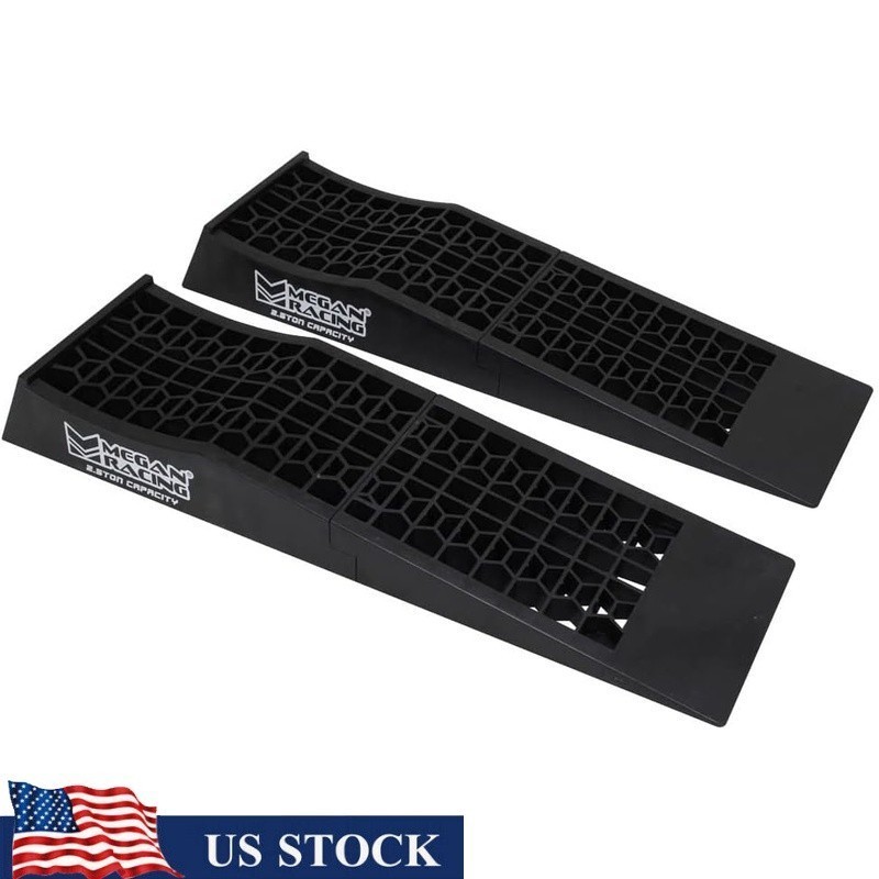 Detachable Low Profile Car Ramps Heavy Duty Plastic Composite 5000LB Capacity US