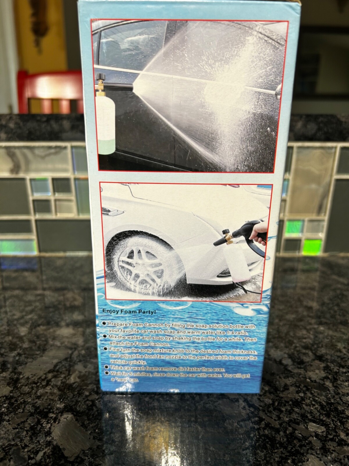 Dusichin Foam Cannon SFL-001 Snow Foam Lance Pressure Washer Jet Wash Quick