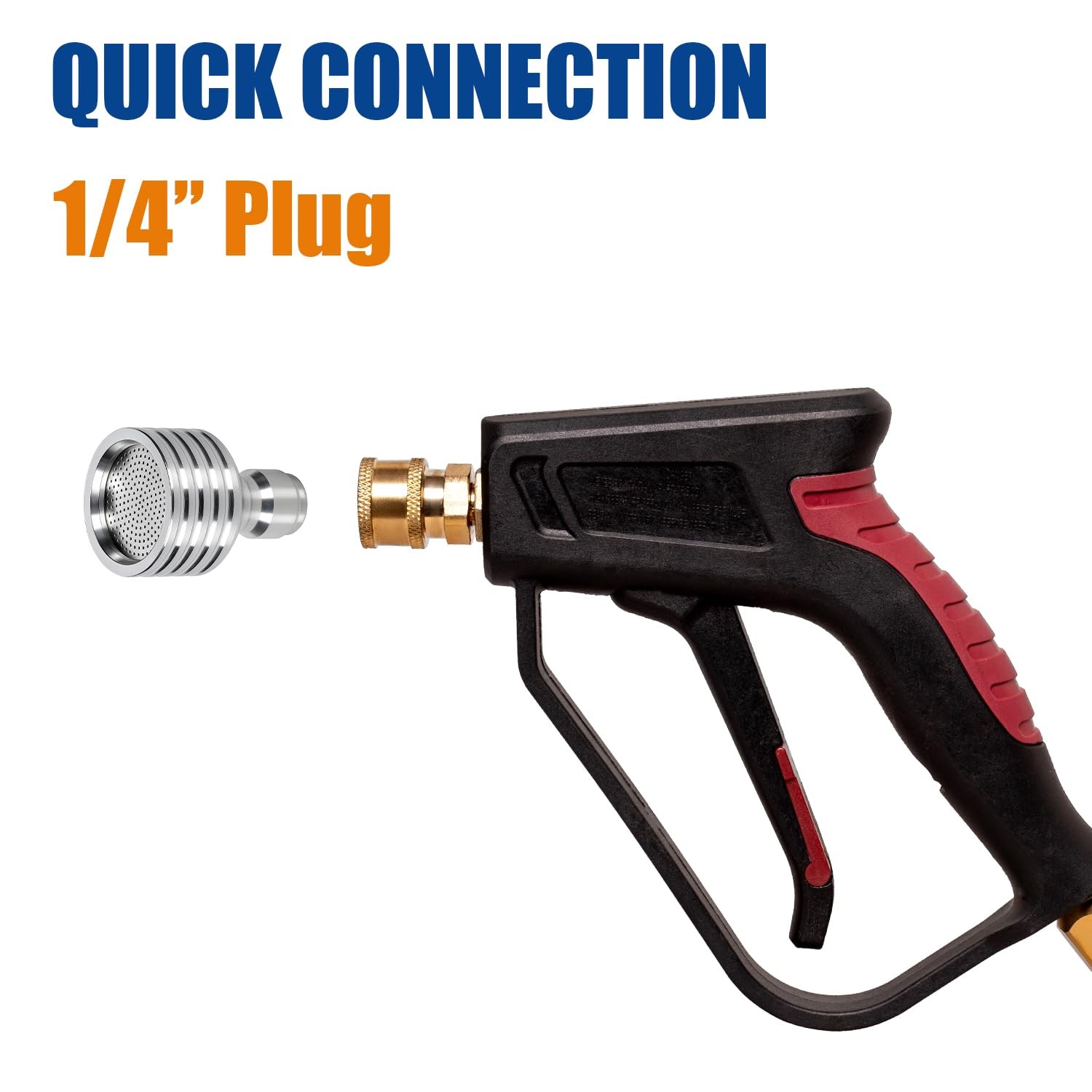 Pressure Washer Nozzle Tips Soft Wash Shower Nozzle with 1/4” Quick Connect …