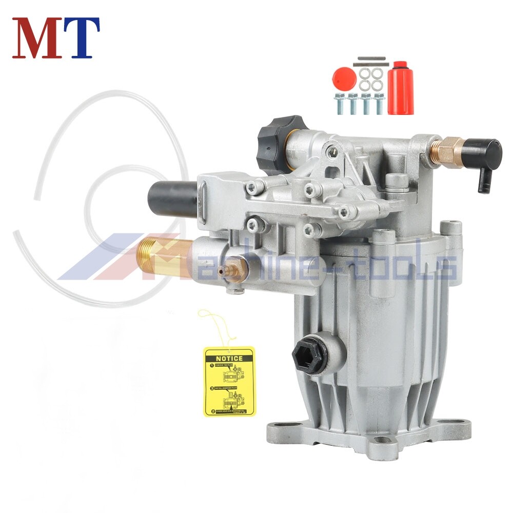 Pressure Washer Replacement Pump 2.5 GPM 3/4 HorizShaft MAX 3000 PSI Oil Sealed