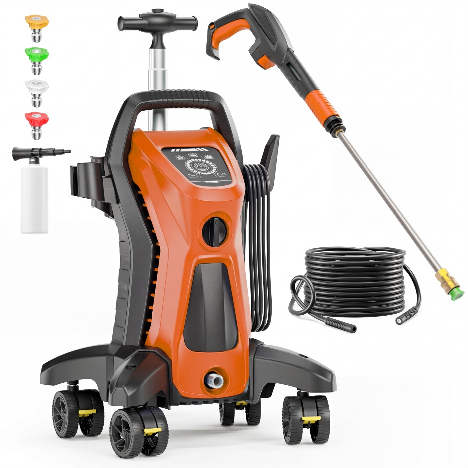 Pressure Washer 4500PSI 3.9GPM Adj-15-Level Touch Screen,car,home,yard,deck,RV