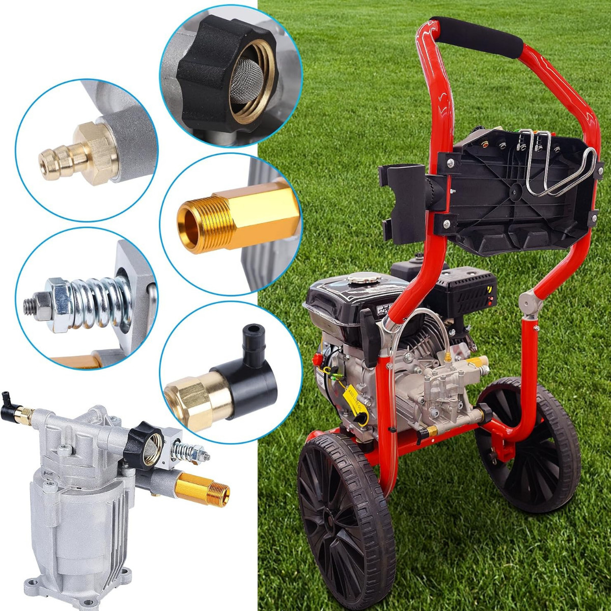Pressure Washer Pump 3400 PSI for Honda GC160 GC190 GC135 GX140 GX160