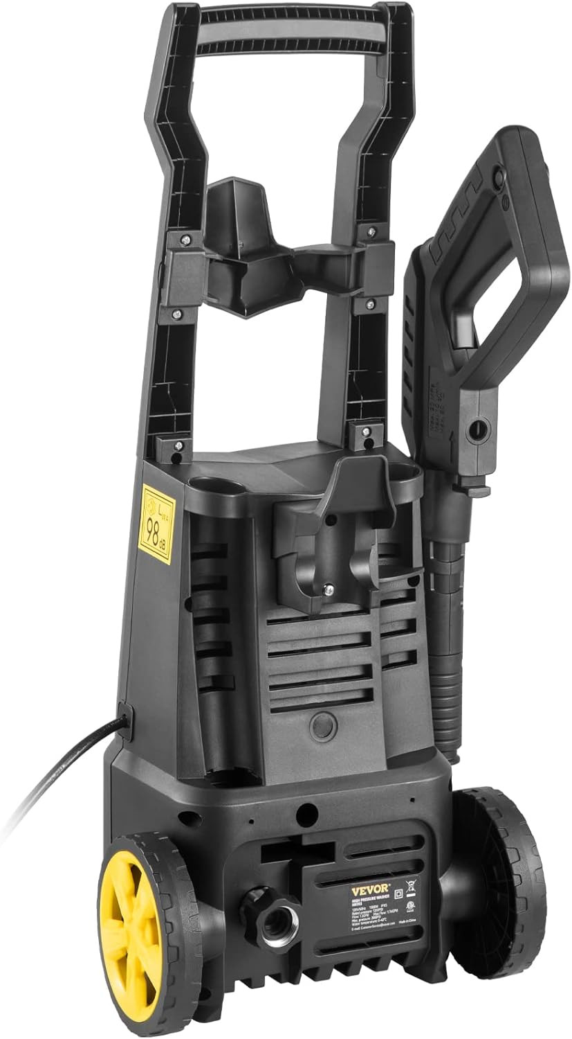 Electric Power Washer, 2000 PSI 1.65 GPM, Portable Cleaner with 30Ft Hose, Foam