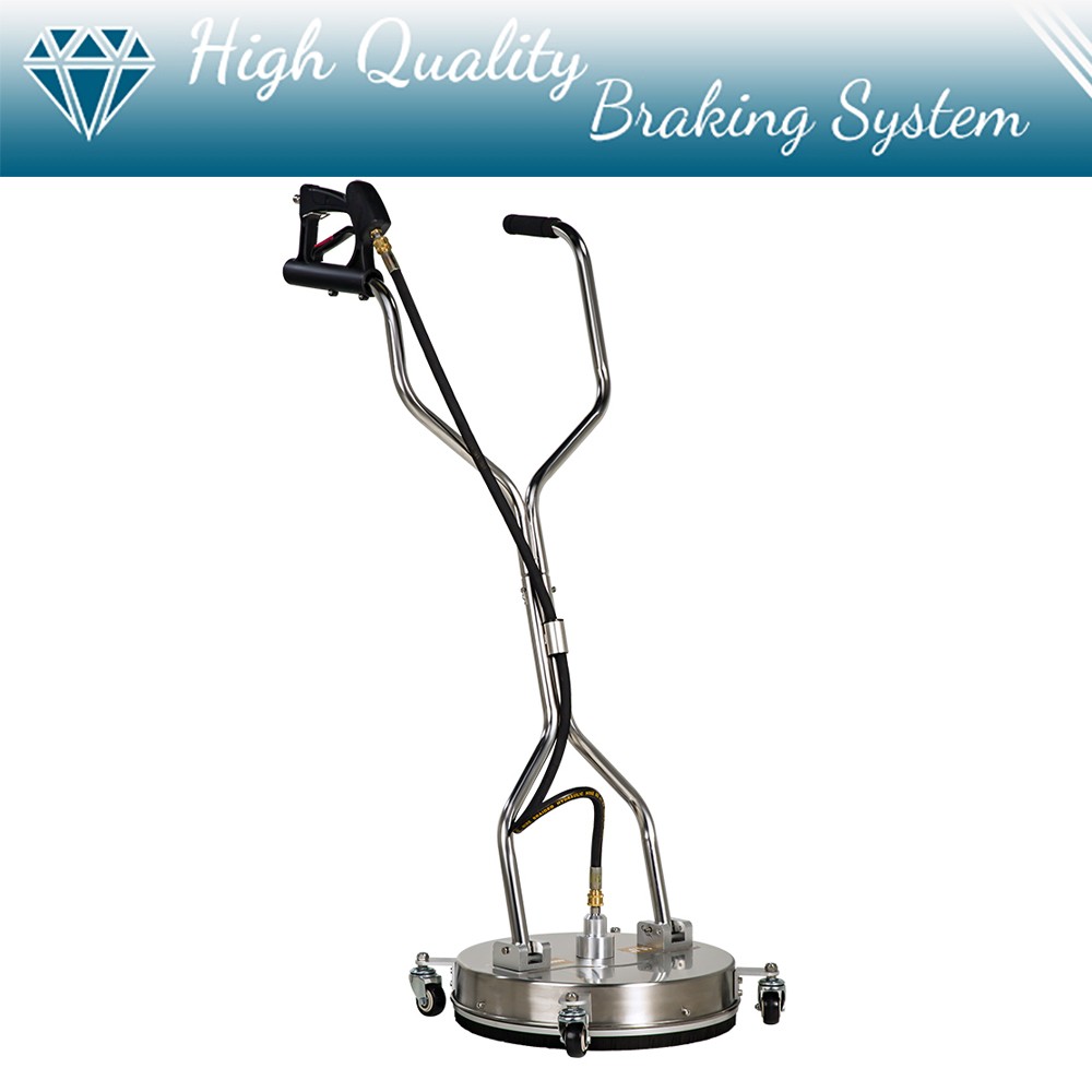 16.5″ Pressure Washer Surface Cleaner With Handles W/ 4 Spinner Wheels