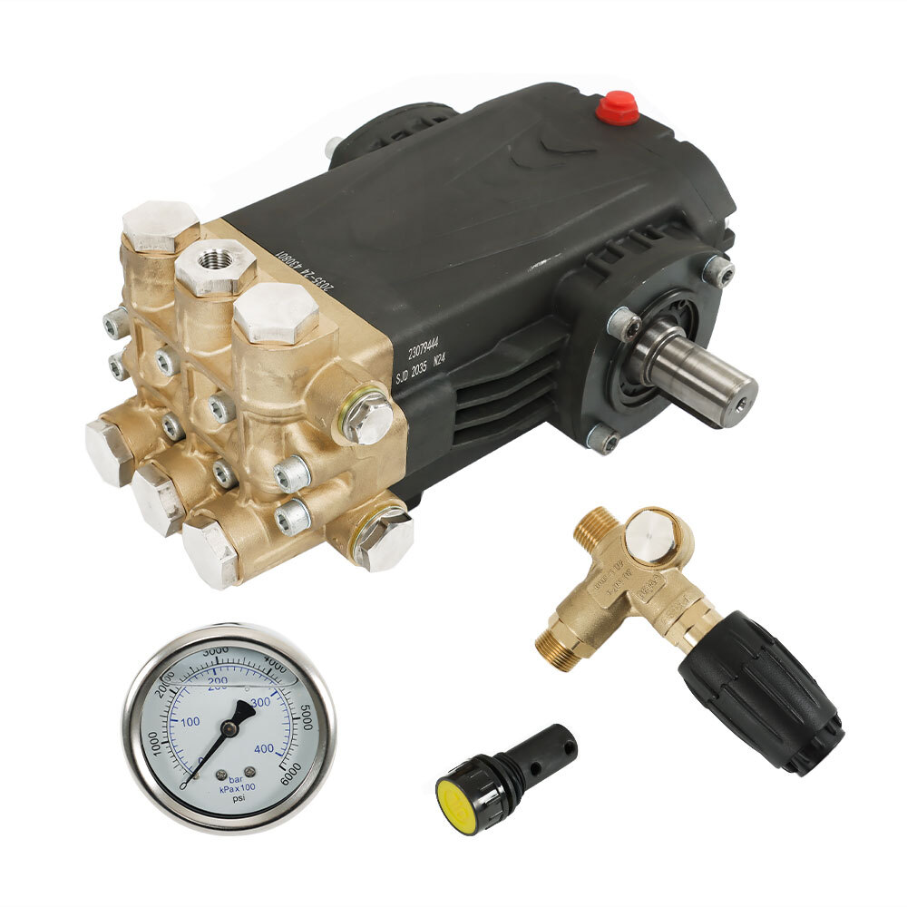 3500 PSI 5.6GPM Pressure Washer Pump General Right Shaft Belt Drive Blue New