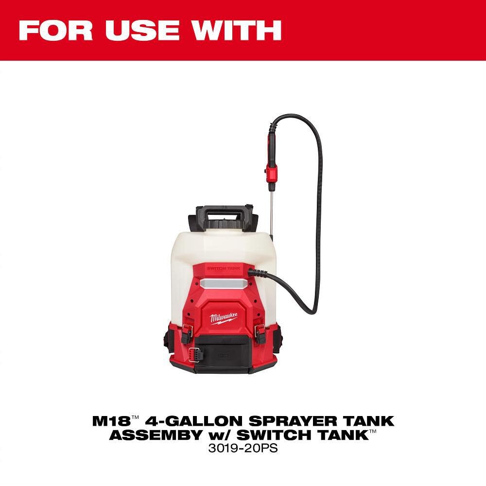 Milwaukee 4-Gallon Sprayer Tank Assembly With Switch-Tank