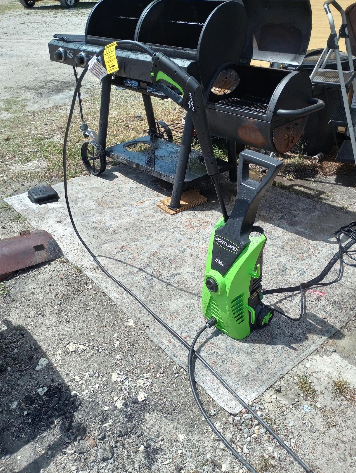 Electric Pressure Washer 1750 PSI 1.3 GPM Cold Water Wheeled Cleaner Corded NEW