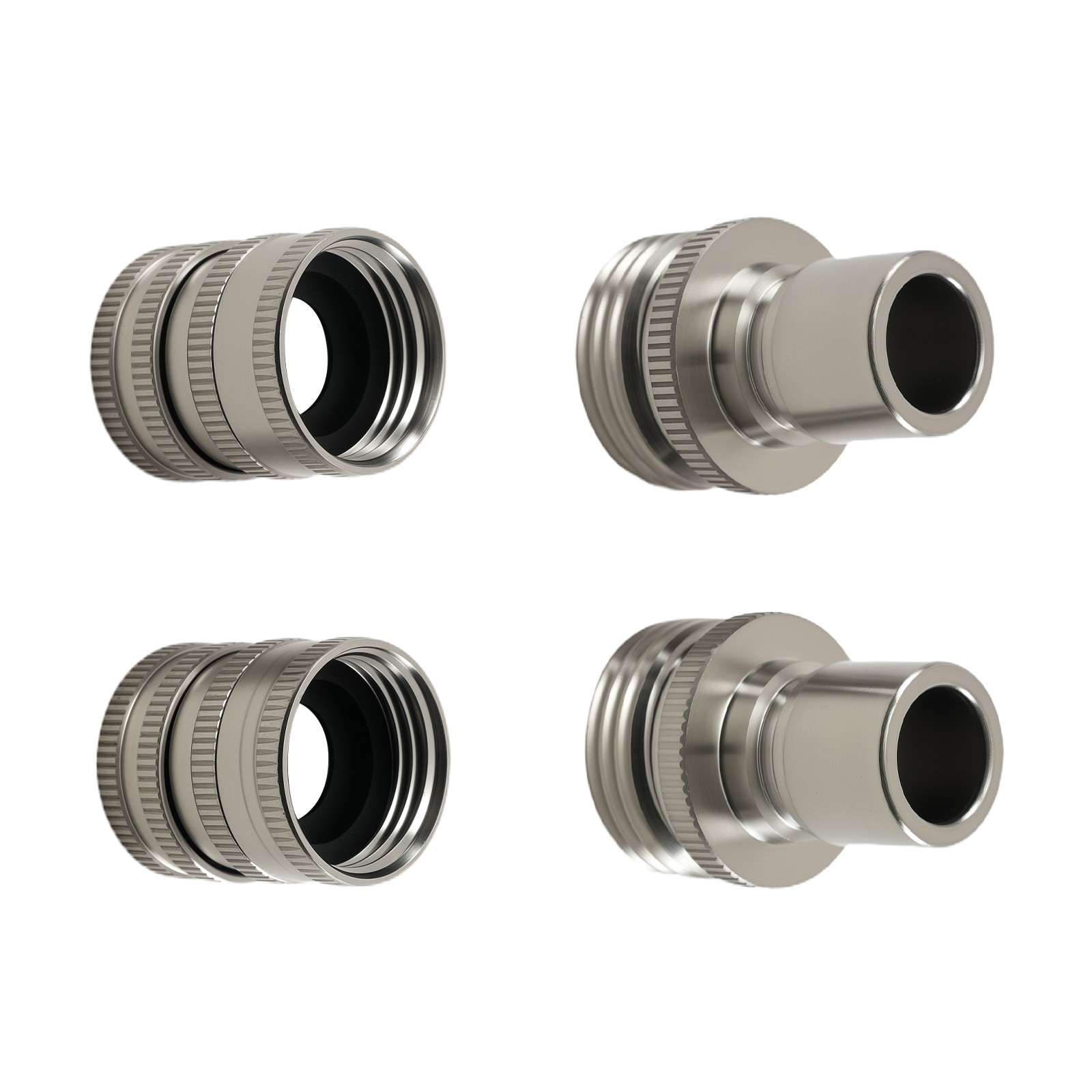 Garden Hose to Pressure Washer Quick Connect Adapter 3/4″ Stainless 4Pcs Kit
