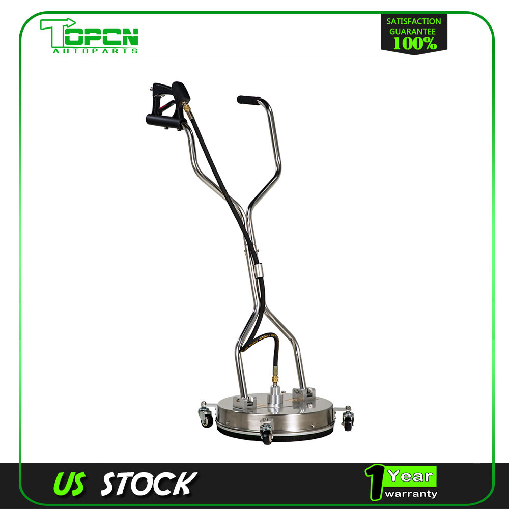16.5″ Pressure Washer Surface Cleaner With Handles & 4 Spinner Wheels