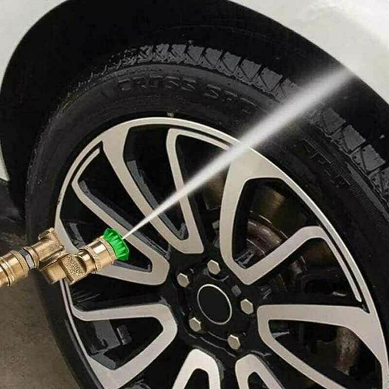 HOT 5X 1/4″ Pressure Washer Spray Tips Nozzles High Power Kit Quick Connect Set