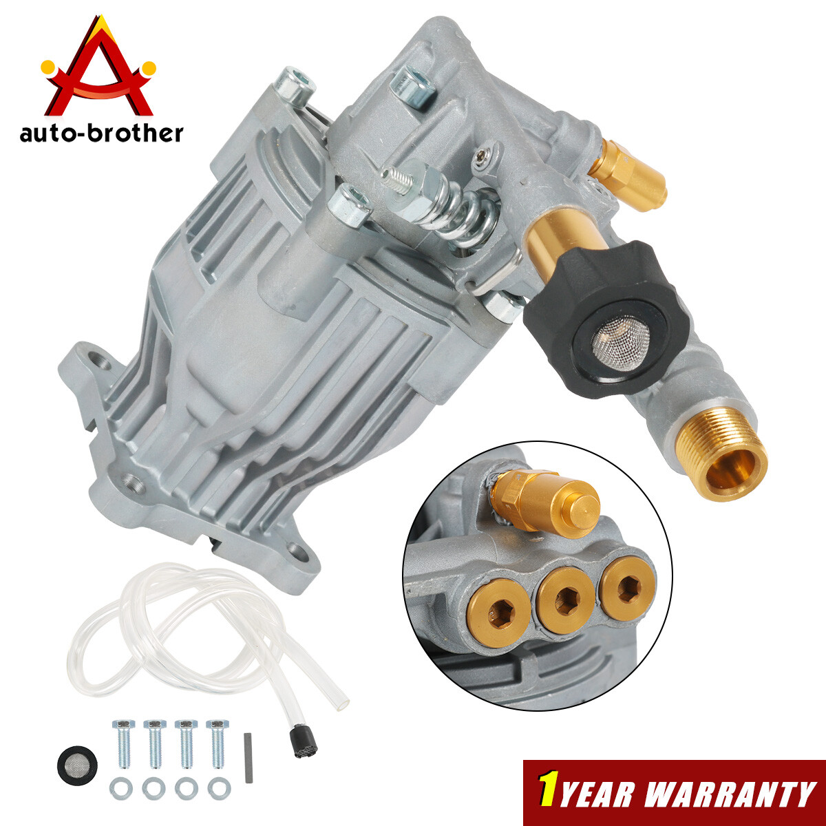 90028 Axial Cam Replacement Pressure Washer Pump Kit,3300 PSI,2.4 GPM