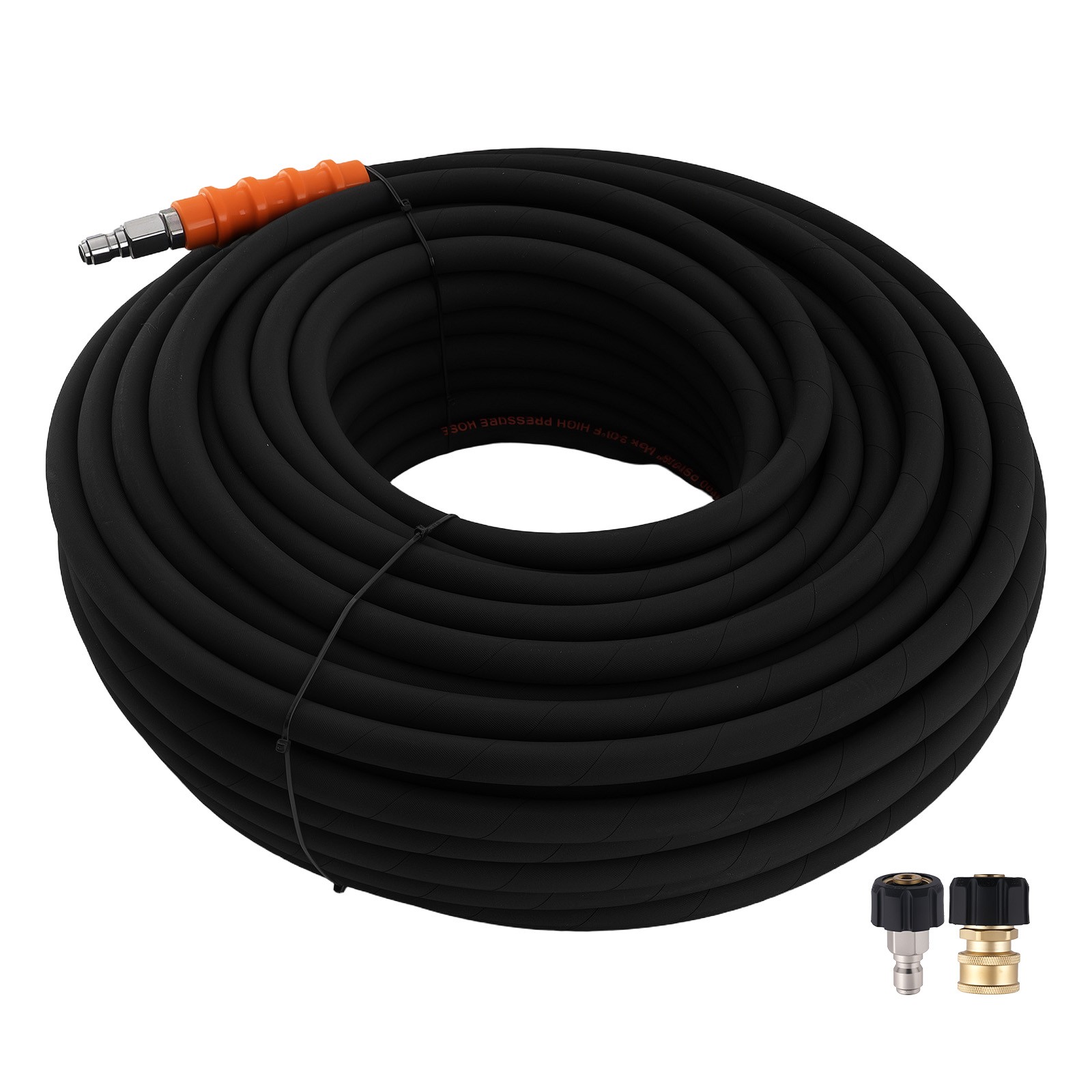 200FT Kink Resistant Pressure Washer Hose 4800PSI Steel Wire Braid