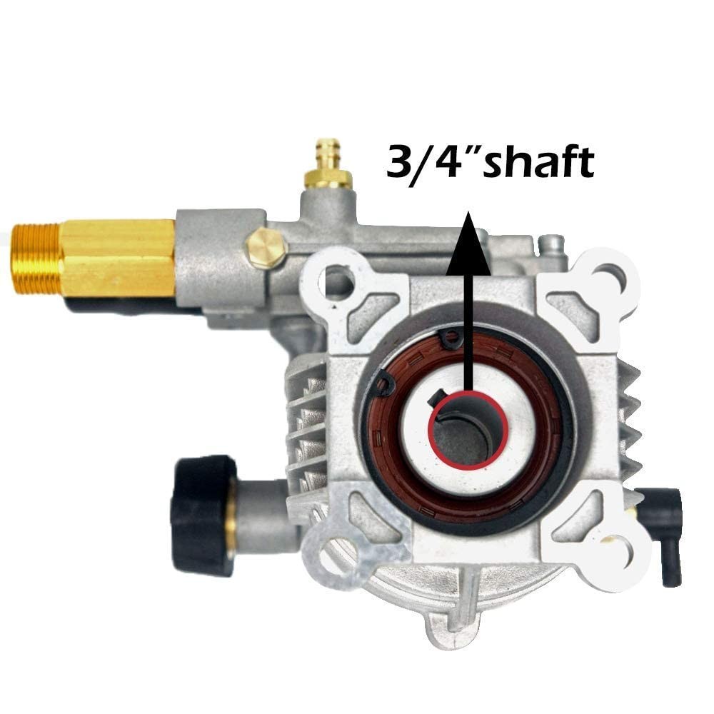 2400-2800PSI Pressure Washer Pump, 3/4″ Shaft Horizontal Pressure Pump Power …