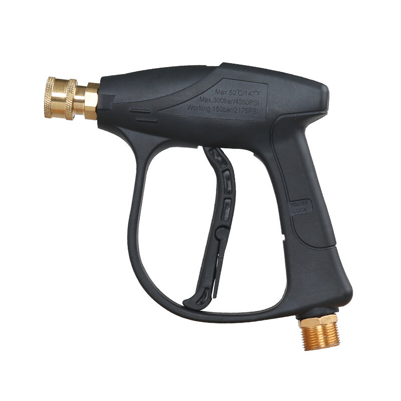 4350PSI High Pressure Washer Gun Car Wash Foam Spray Short Wand /Nozzle Tips Set