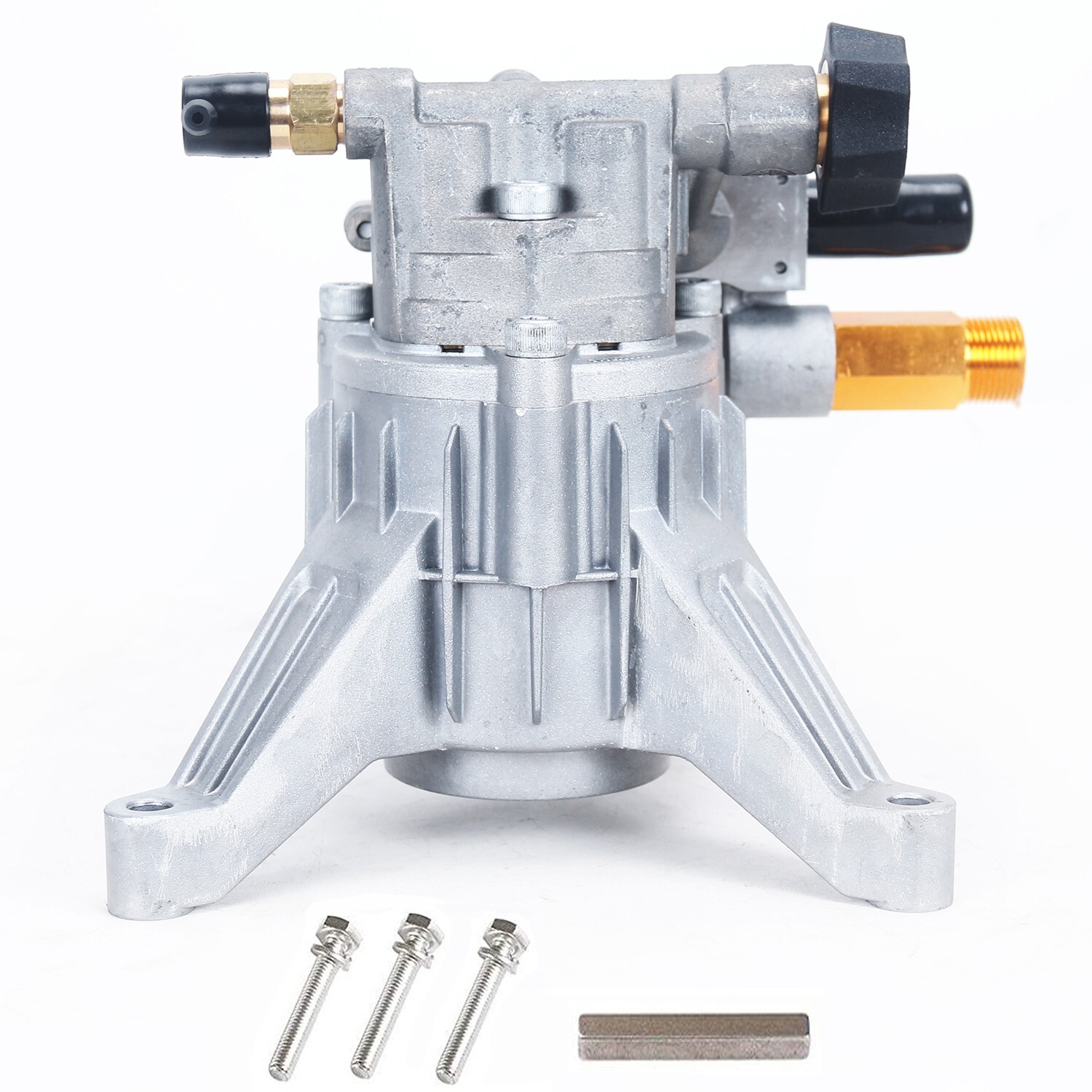 Pressure Washer Pump,Vertical 7/8″ Shaft, MAX 2700 PSI, 2.4 GPM, Rear Outlet+Key