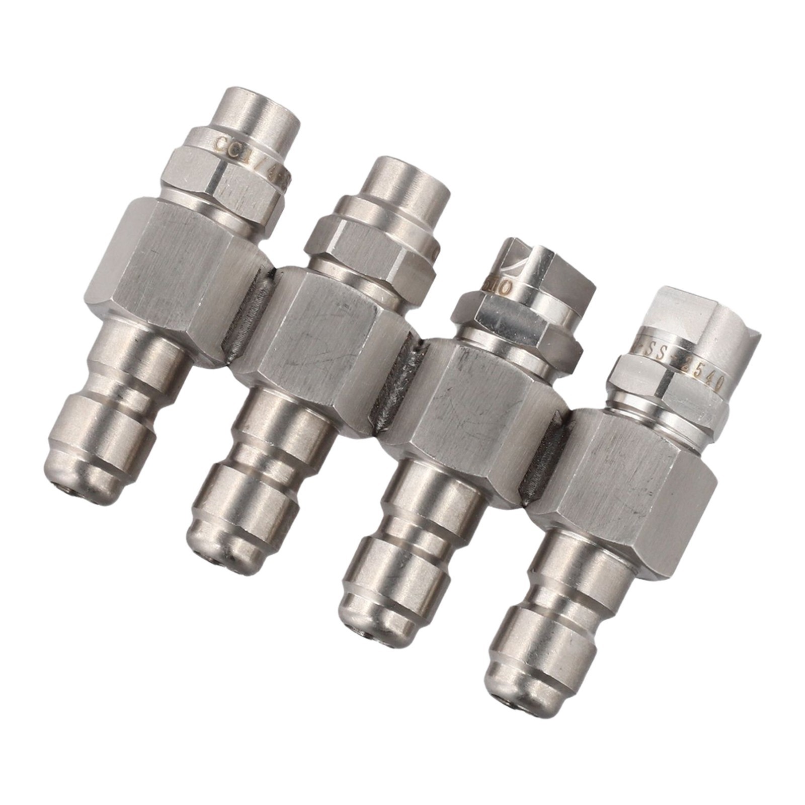 Four Row Stainless Steel Nozzle Compatible with 2 4 GPM Pressure Washers