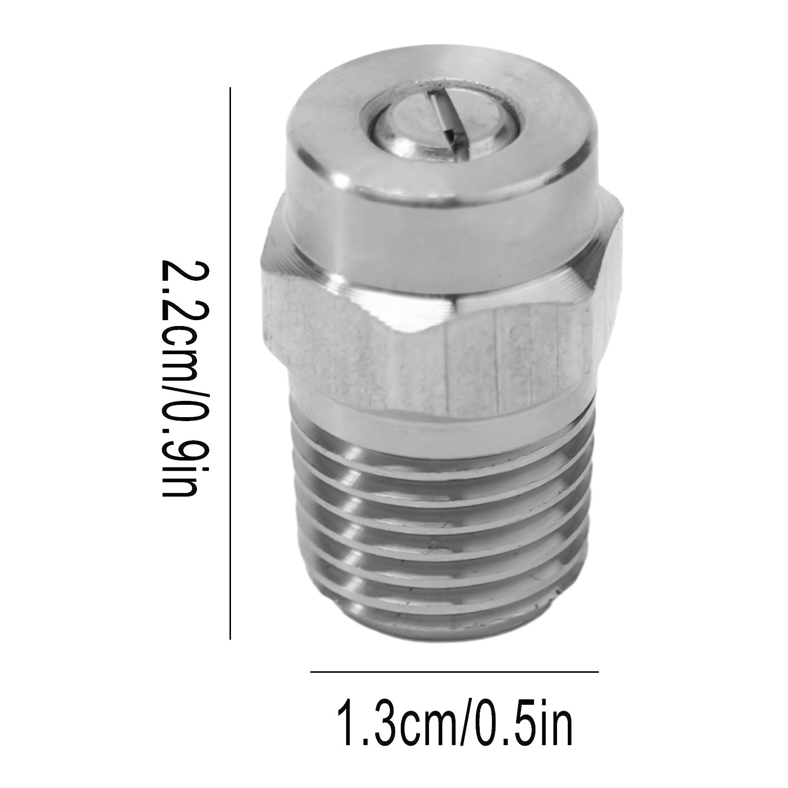 Long Lasting Stainless Steel Nozzle Replacements for Surface Cleaner Set of 4