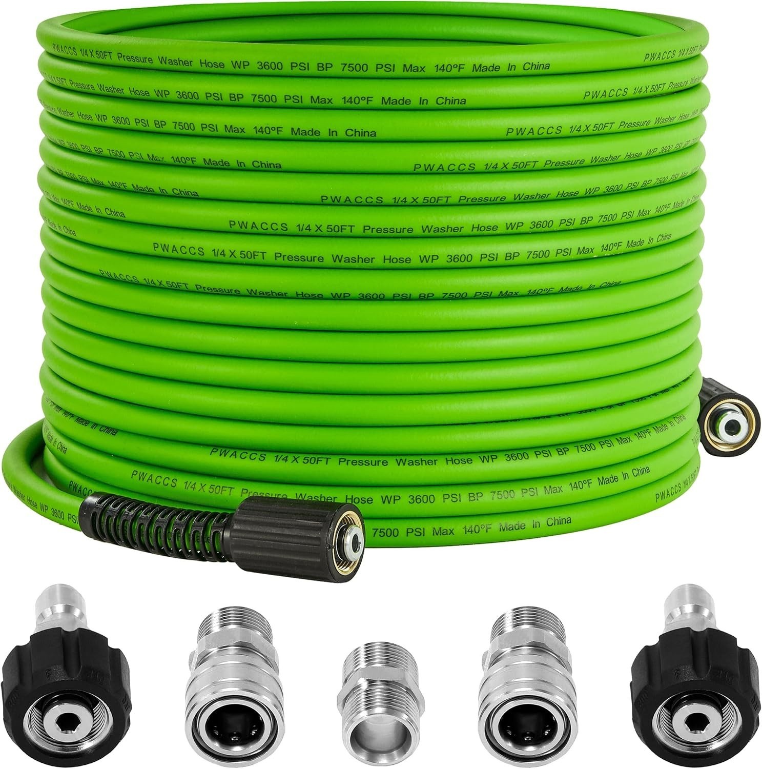 Lightweight Pressure Washer Hose Replacement, 3600 PSI