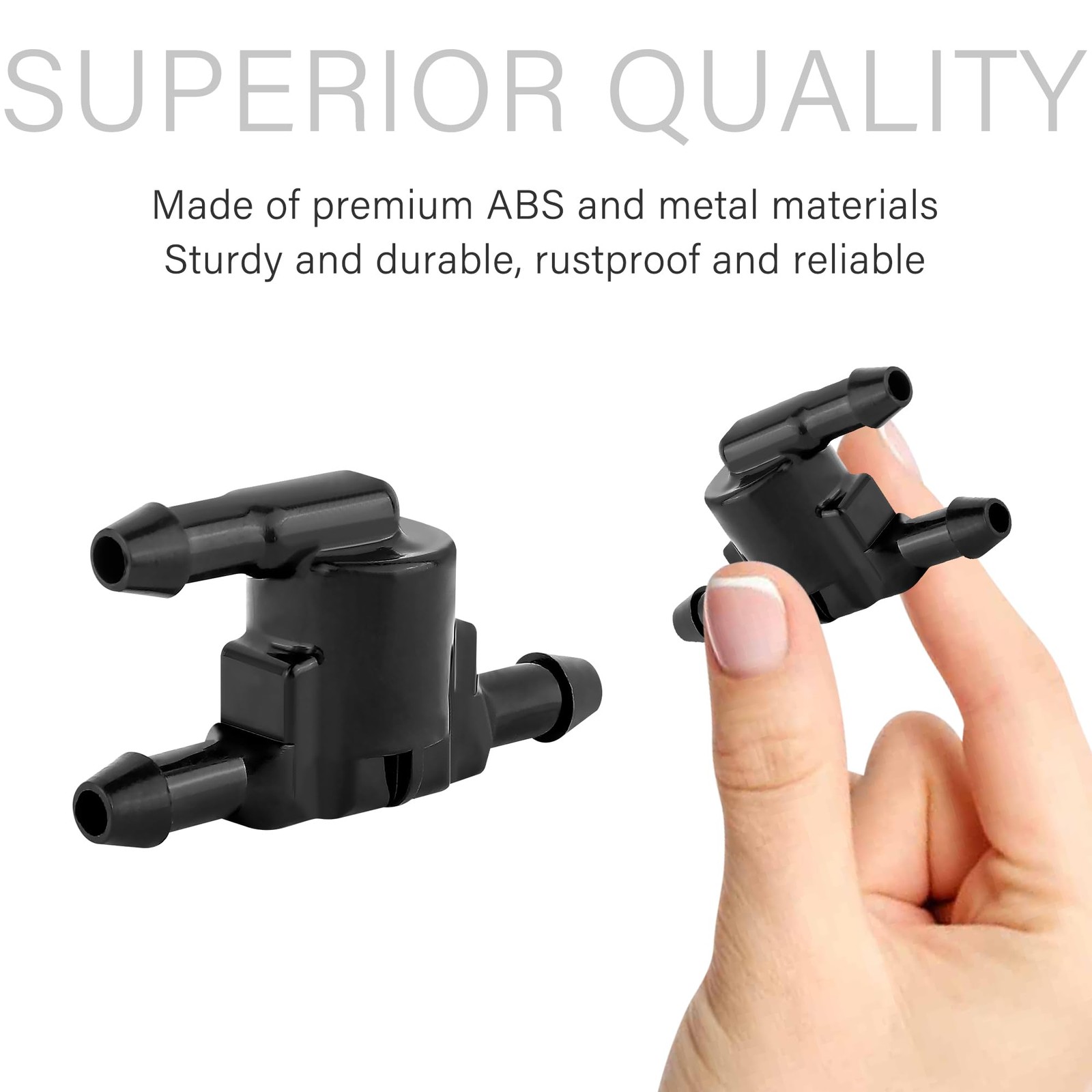 2PCS Front Windshield Washer Nozzle Compatible with Toyota 4Runner for