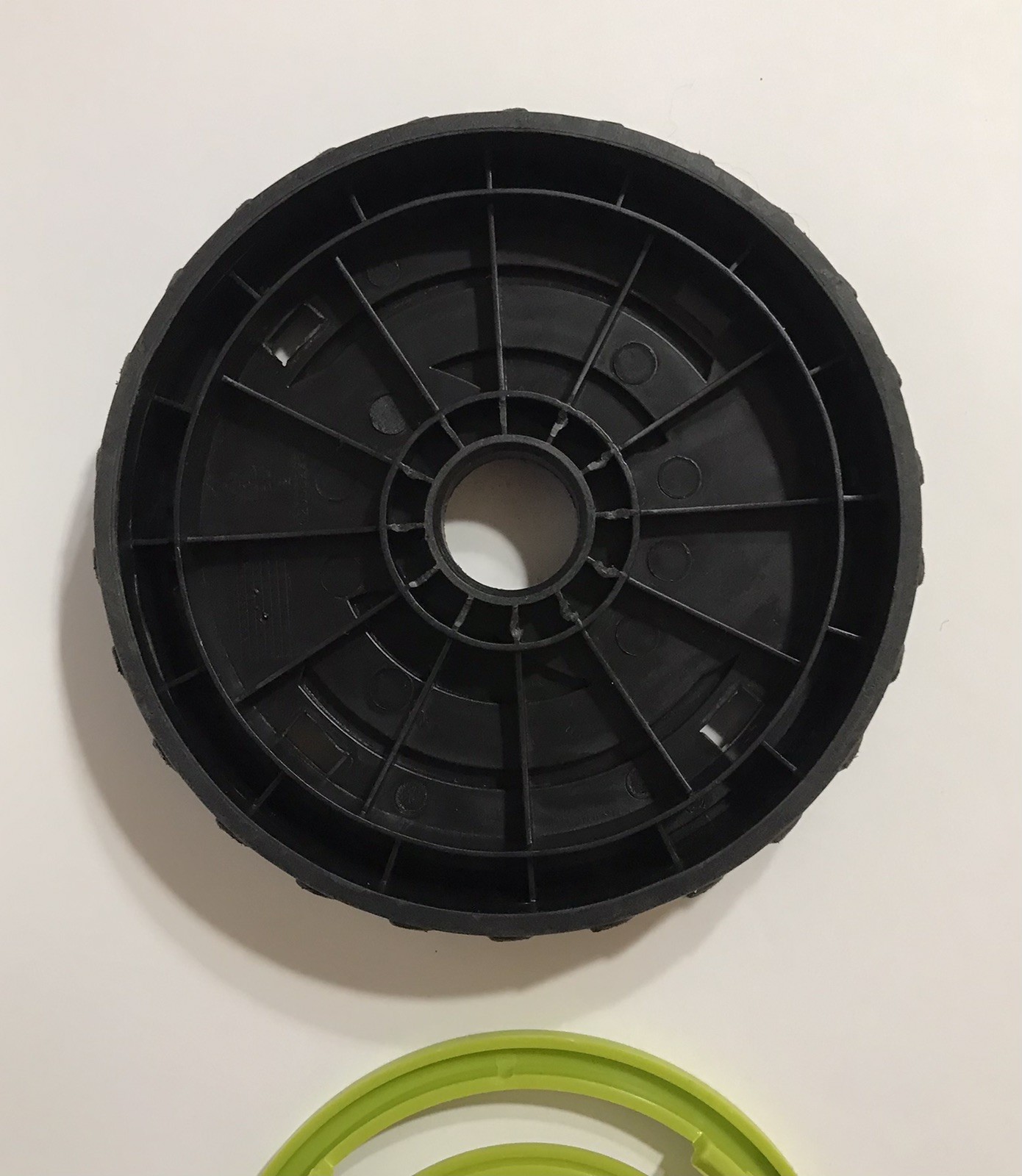Sun Joe Pressure Washer Wheel & Cap – 5 3/4” – OEM – Part No. 1200022557