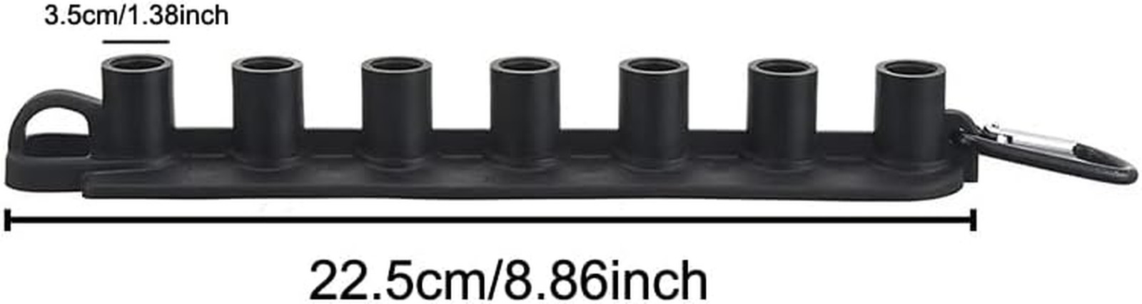 2 Pack Pressure Washer Nozzle Holder Holds 5/7 Spray Tips Storage Organizer Cart