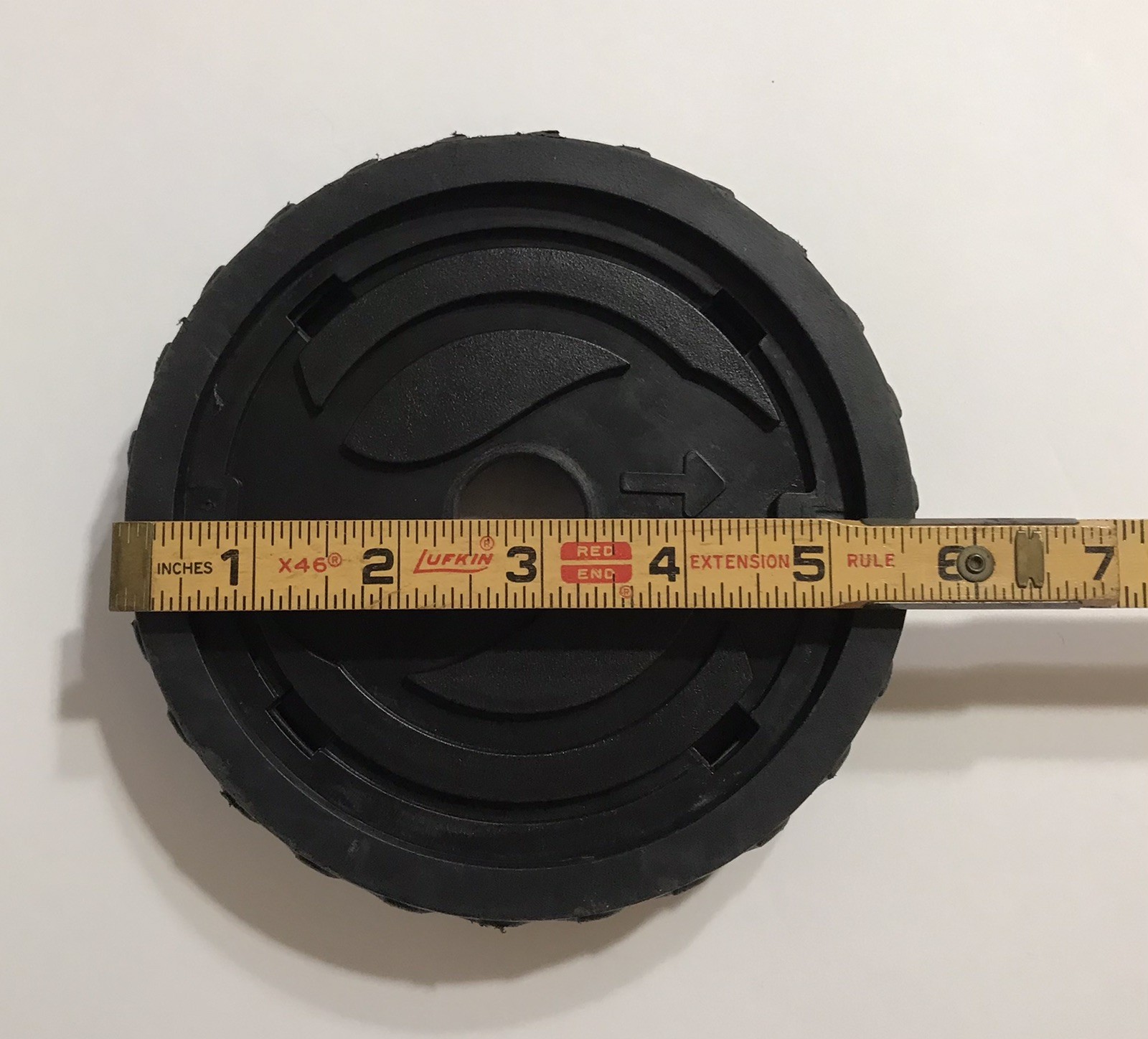Sun Joe Pressure Washer Wheel & Cap – 5 3/4” – OEM – Part No. 1200022557
