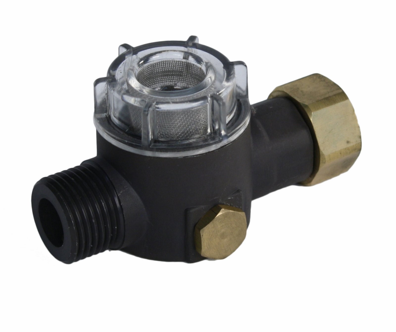Erie Tools Aluminum Water Inlet Filter with Stainless Screen for Pressure Pumps