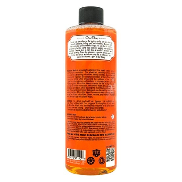 Chemical Guys 16 oz. Microfiber Wash Cleaning Detergent