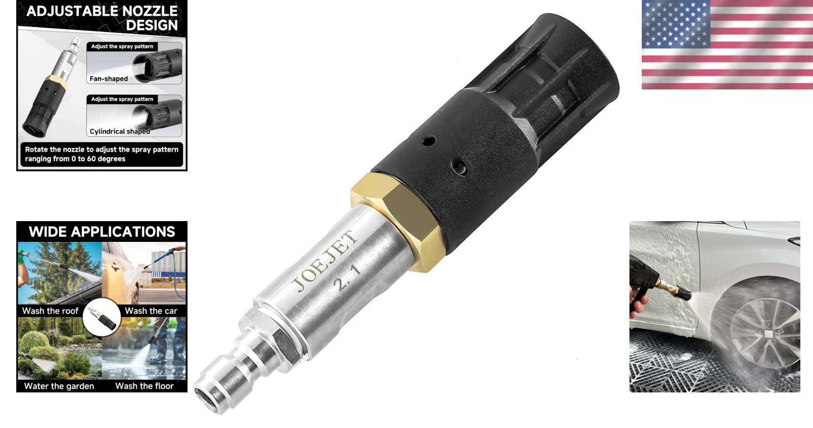Efficient 1/4″ Quick Connect Power Nozzle