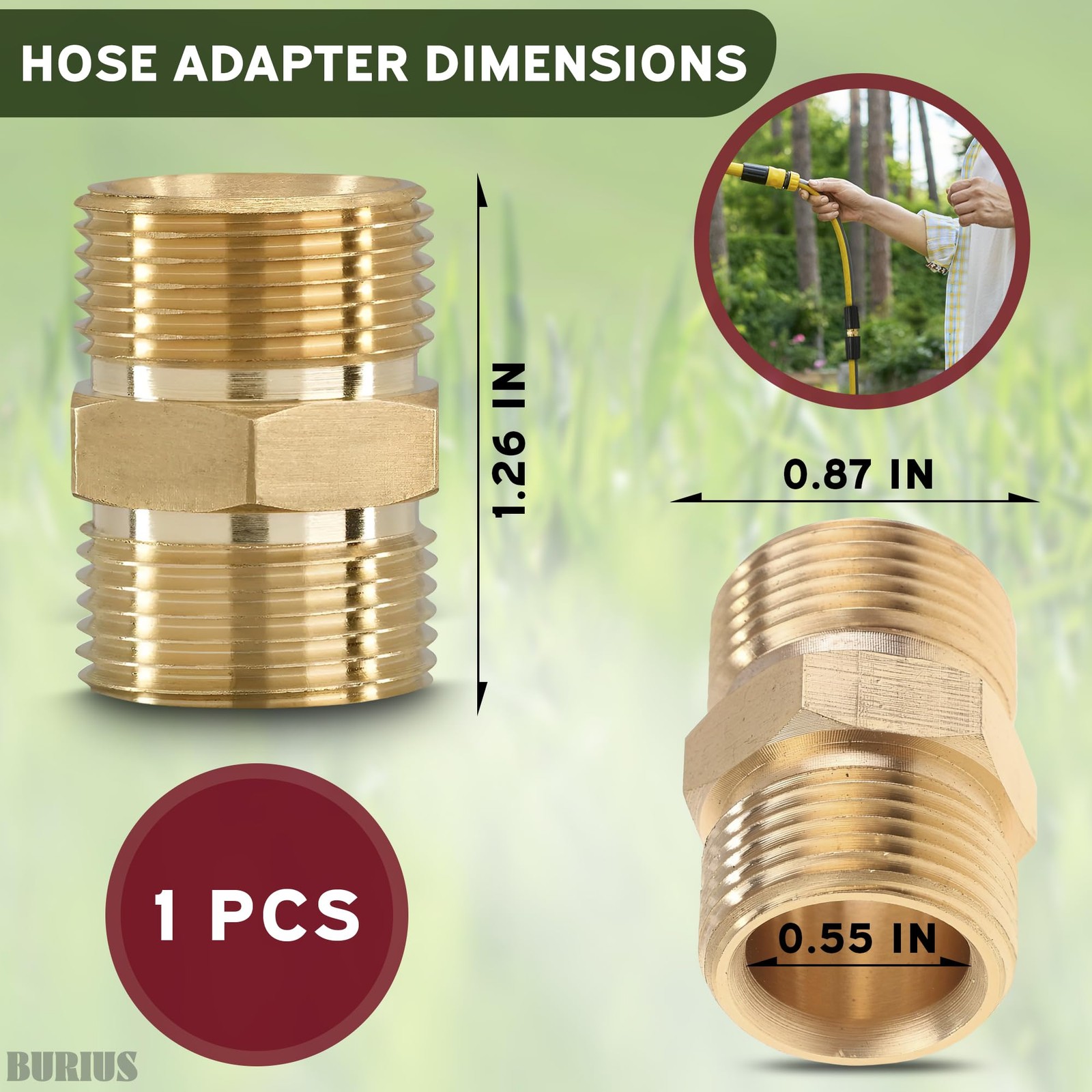 Pressure Washer Hose Connector – M22 14mm Pressure Washer Hose Coupler 4500 P…