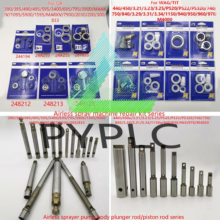 180CC Pneumatic airless sprayer pump Pump body assembly 24B822 for Xtreme X40X70