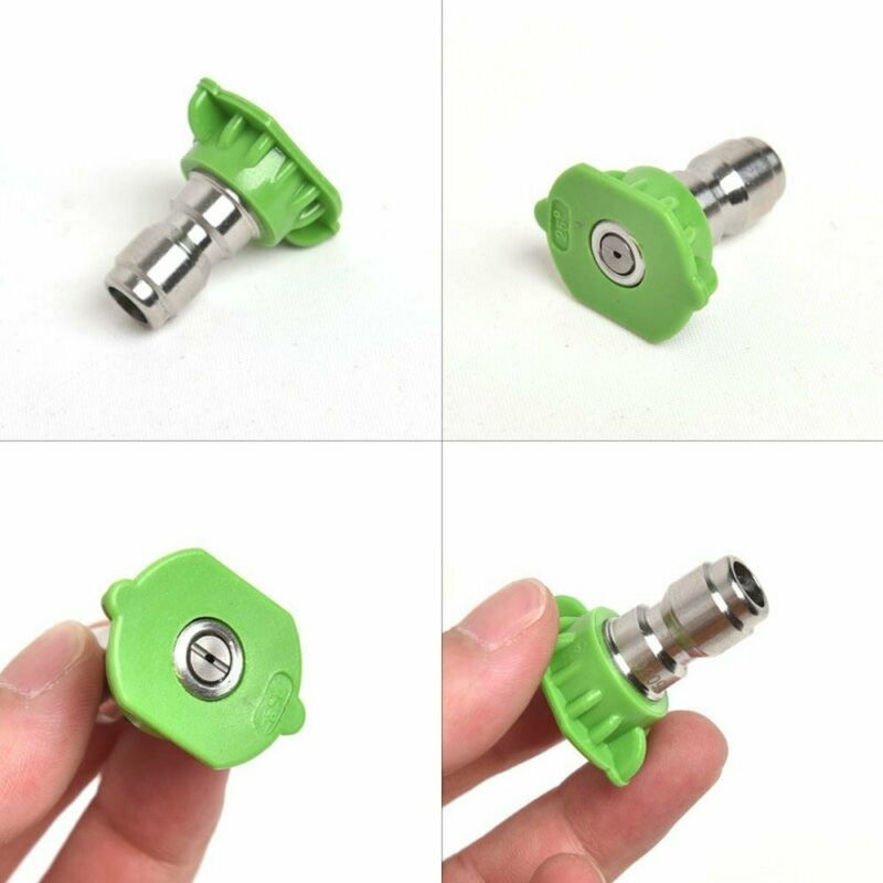 Power Pressure Washer Spray Nozzle 5 Pack Tip Set Variety Degrees Quick Connect