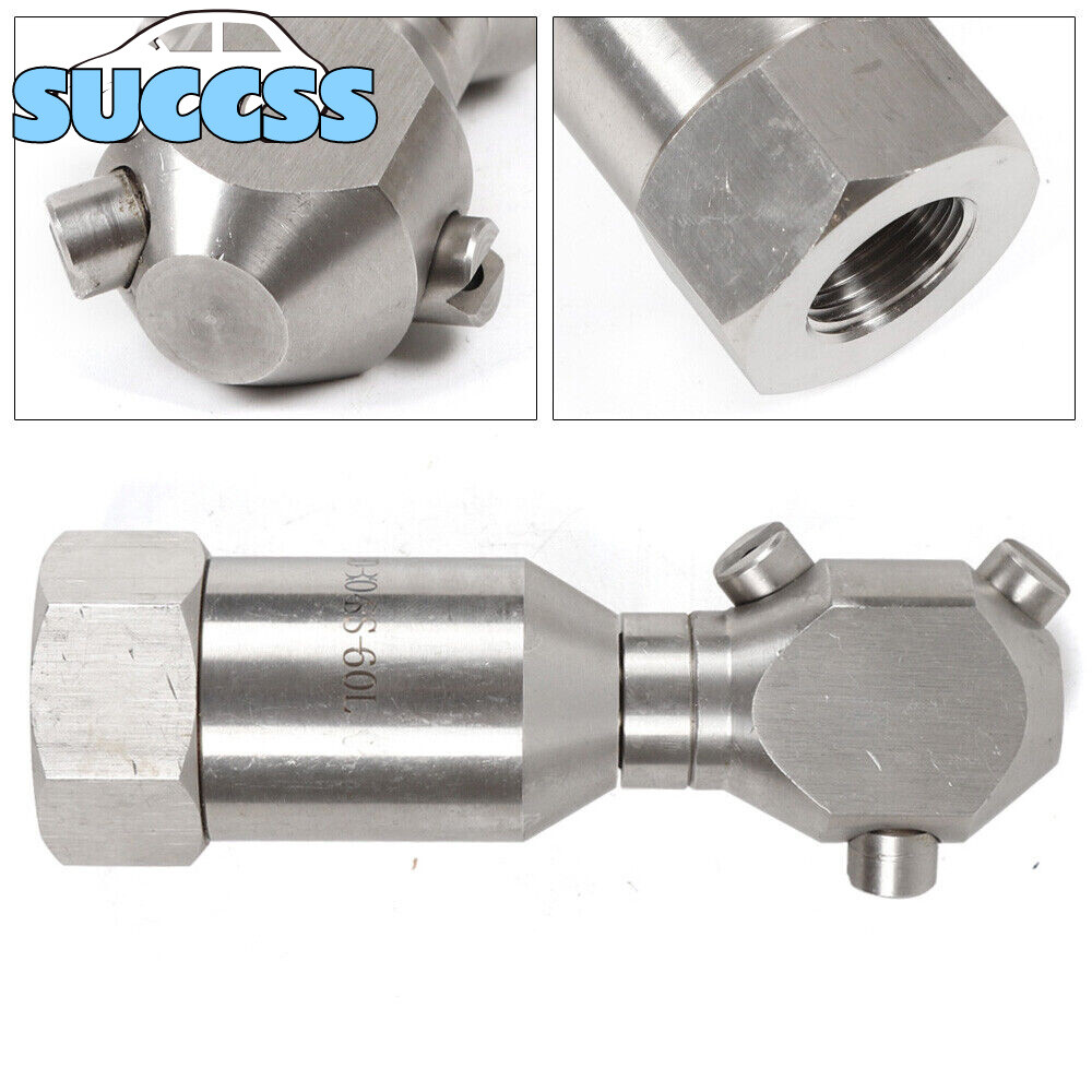 1/2″ Rotating Jetter Head Rotary Nozzle Pressure Washer Hose Cleaner Drain Sewer