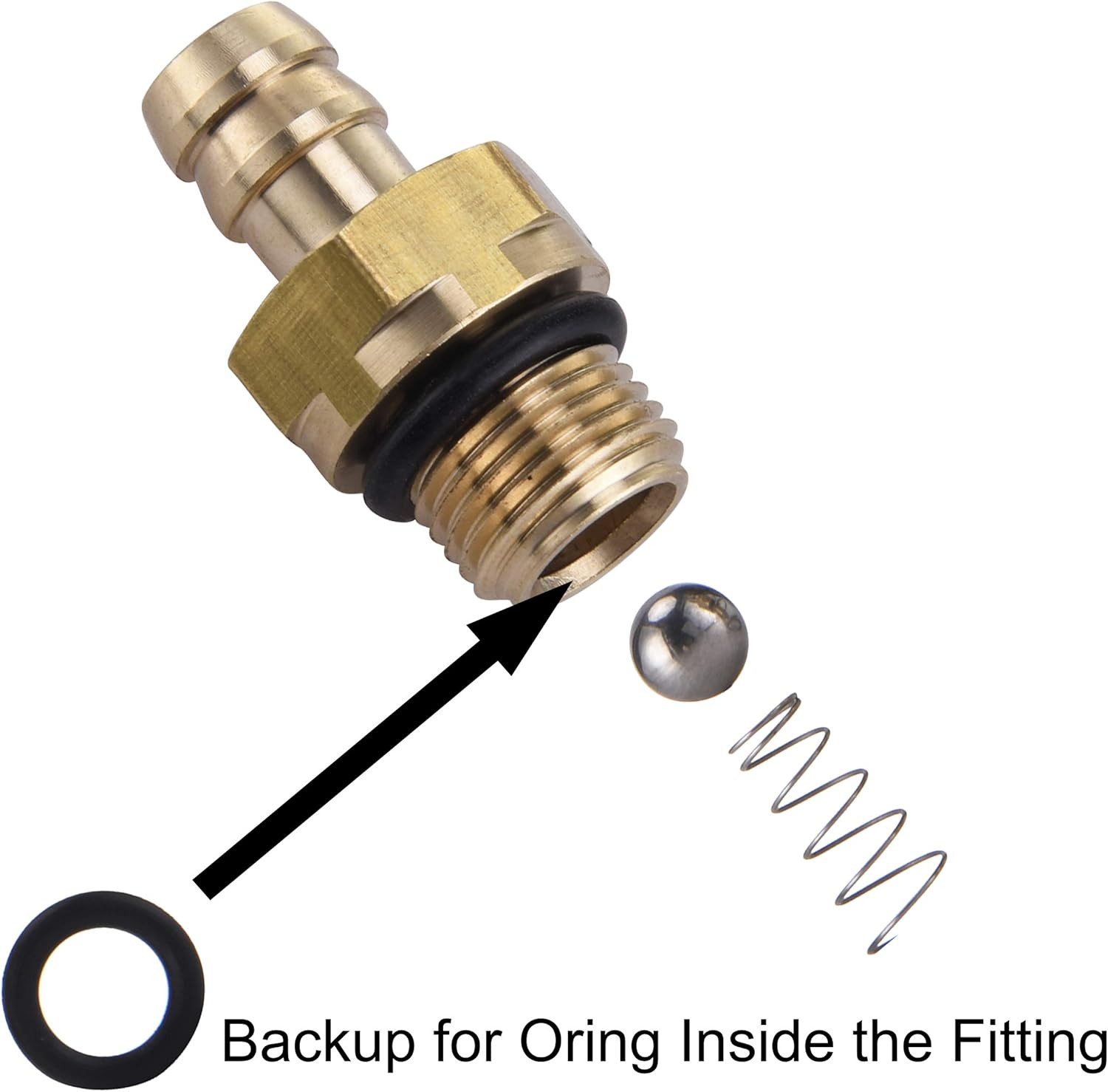 Compatible Chemical Injector Set for Pressure Washer, Replacement for 190593GS 1