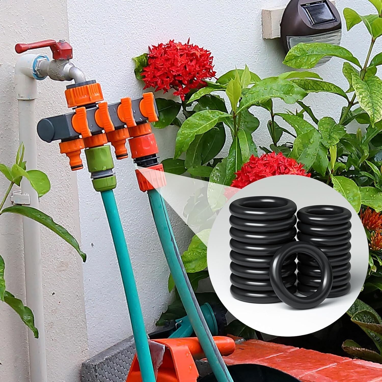 60pcs Thickened O-Rings Power Pressure Washer Replacement for 1/4 inch, 3/8 inch