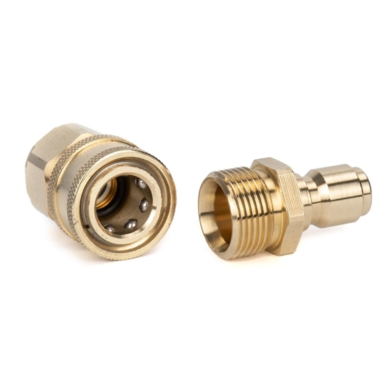 Quick Connector Brass-Faucet Water Adapter Garden Tap Connector Adapter 2pcs