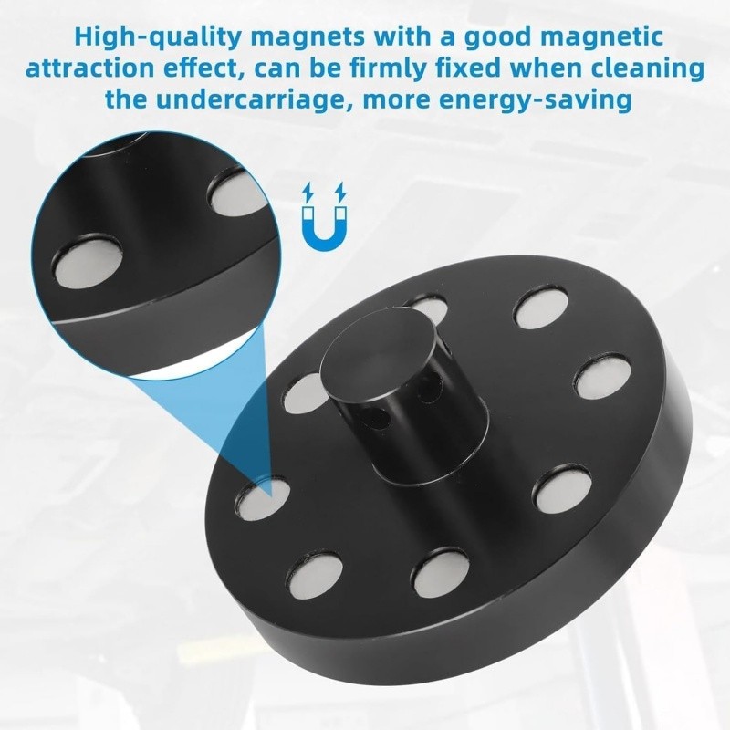 O-Ring Chassis Cleaner Flusher Kit,Magnetic Base & 360°Spinning Nozzle for Truck