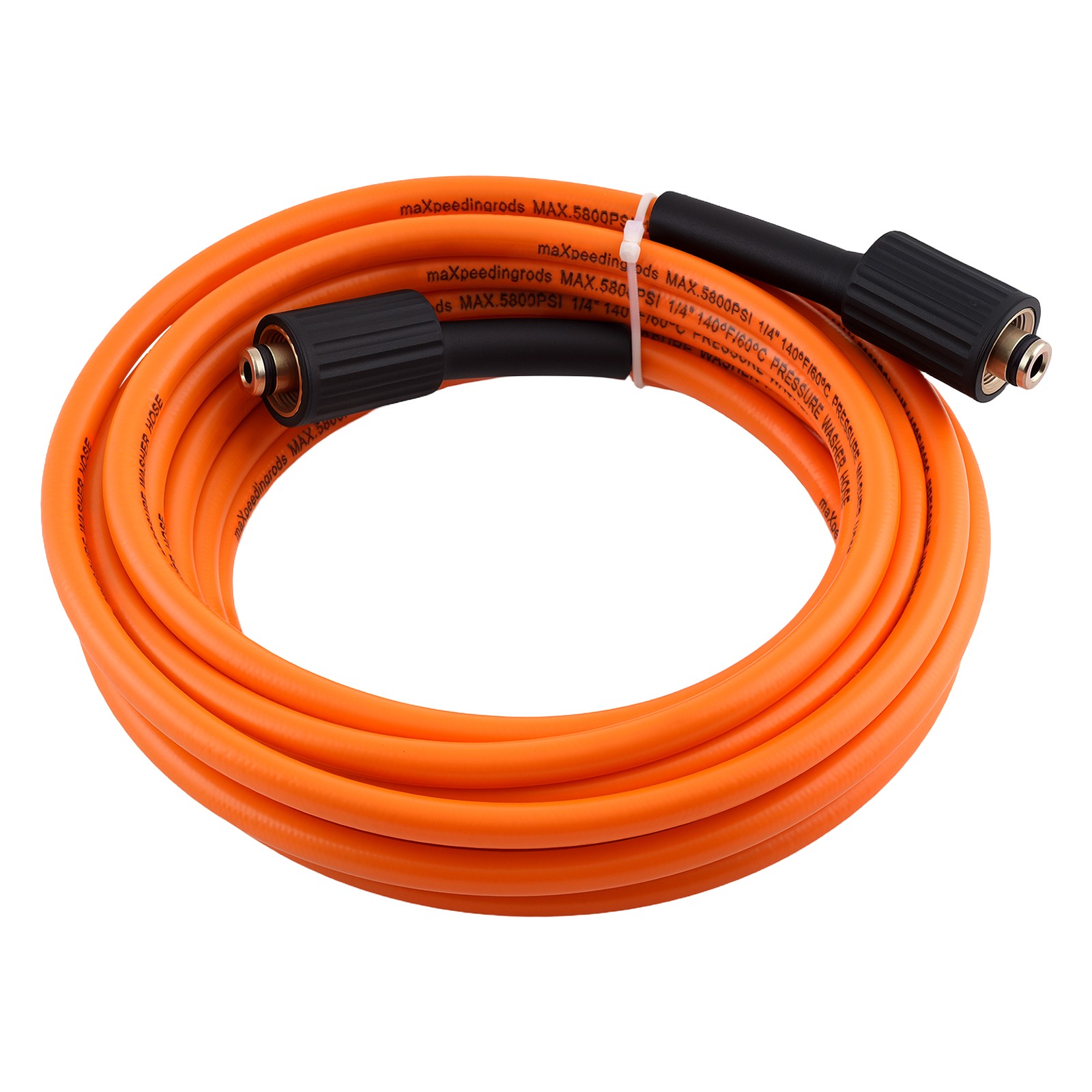 25Feet High Pressure Washer Hose 5800PSI 1/4inch Quick Connect Kink Resistant