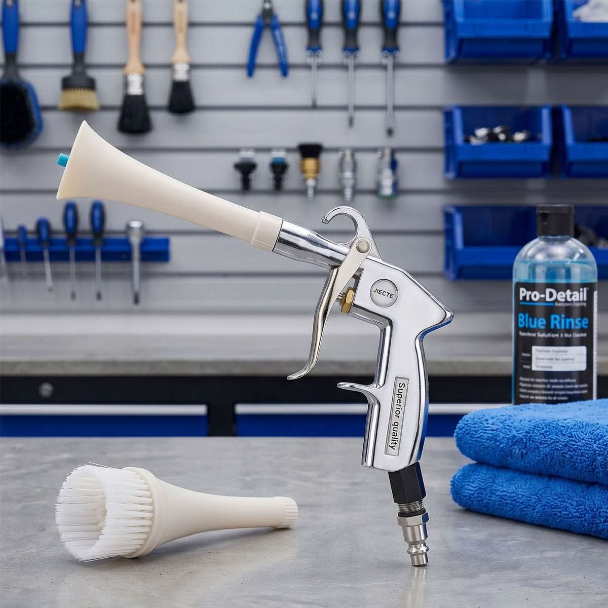Air Cleaning Gun High Pressure Blow Dust Car Interior Detailing Tool US