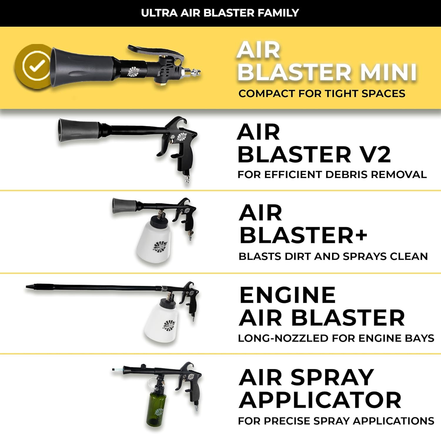 The Rag Company – Ultra Air Blaster Mini – Lift and Blast Dirt and Debris Away f