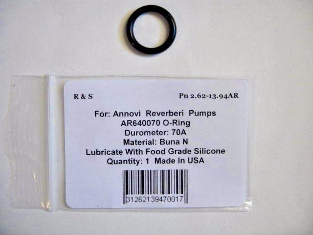 Annovi Reverberi AR640070, Hypro 9910-640070 O Ring / R&S 2.62-13.94AR/ Buna N