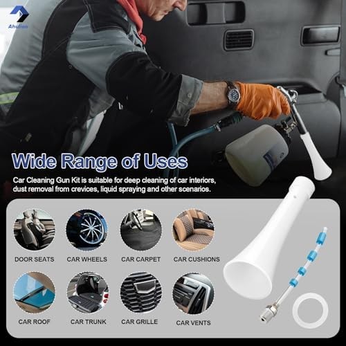 Car Cleaning Gun Kit for Classic Car Cleaning Gun Z-010 and Air Blow Out Tool Z-