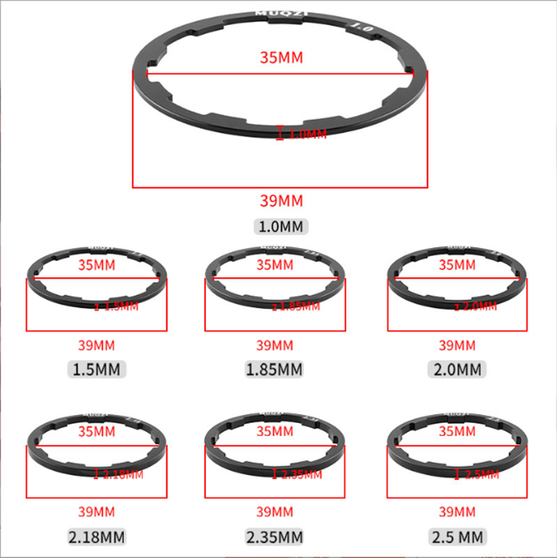 Card-Type Flower Drum Tower Base Cushion Ring Flywheel Washer for Bicycles