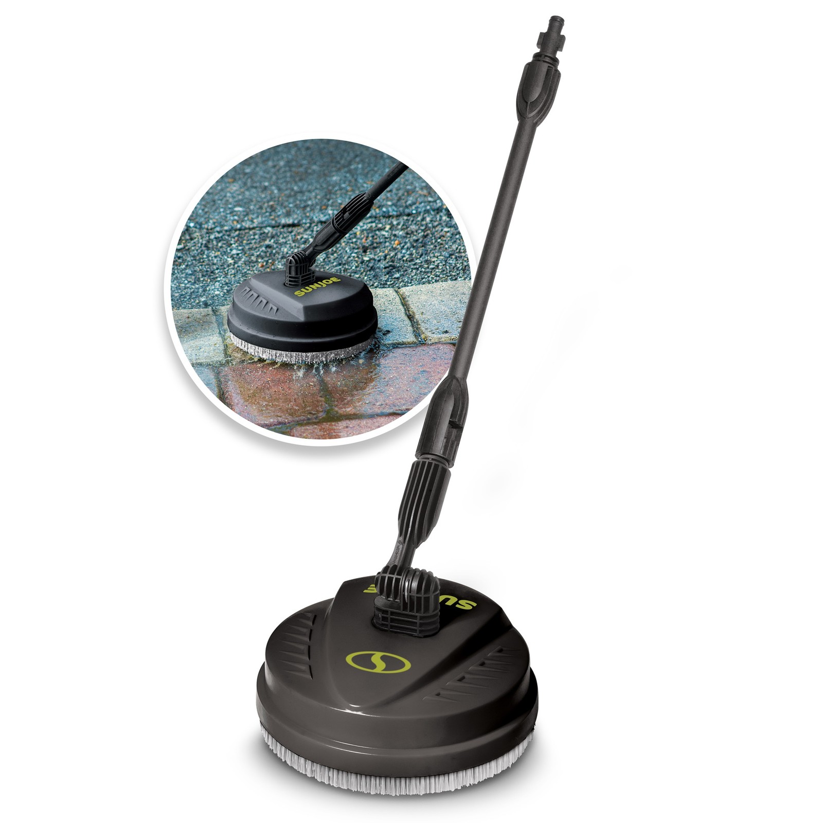 Sun Joe 10″ Pressure Washer Attachment, Multi Surface, Green/Black (Open Box)