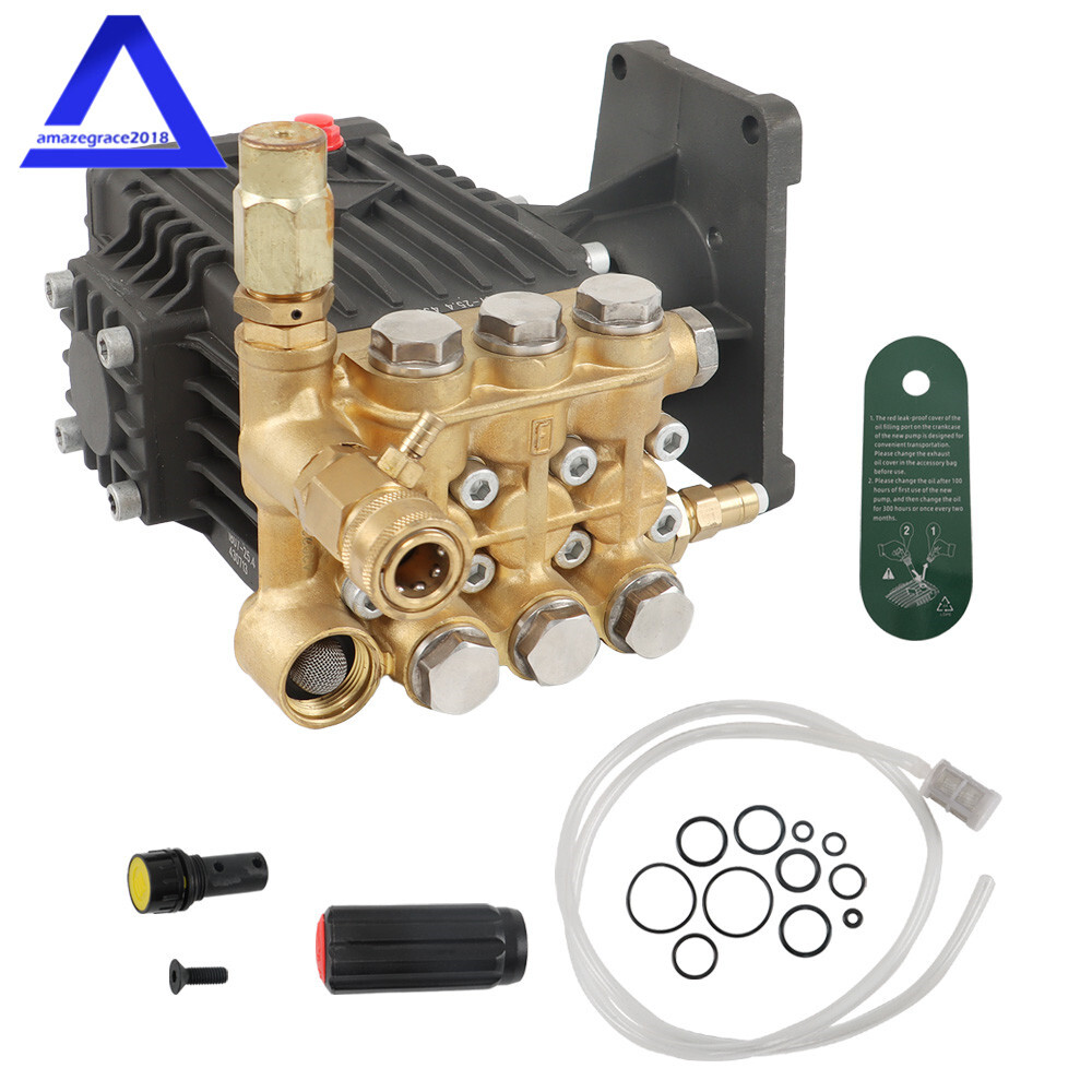 Pressure Washer Pump Power Washer Pump 4 GPM 1″ Shaft Horizontal 4400 psi
