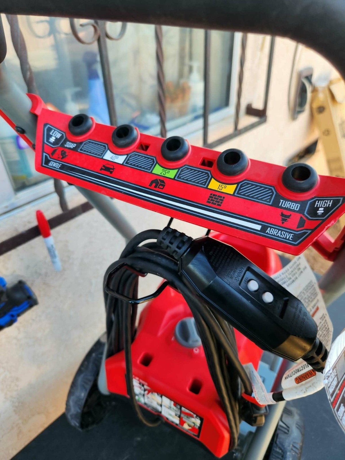 Craftsman 2400-PSI 1.1-GPM Corded Electric Pressure Washer For Parts Untested