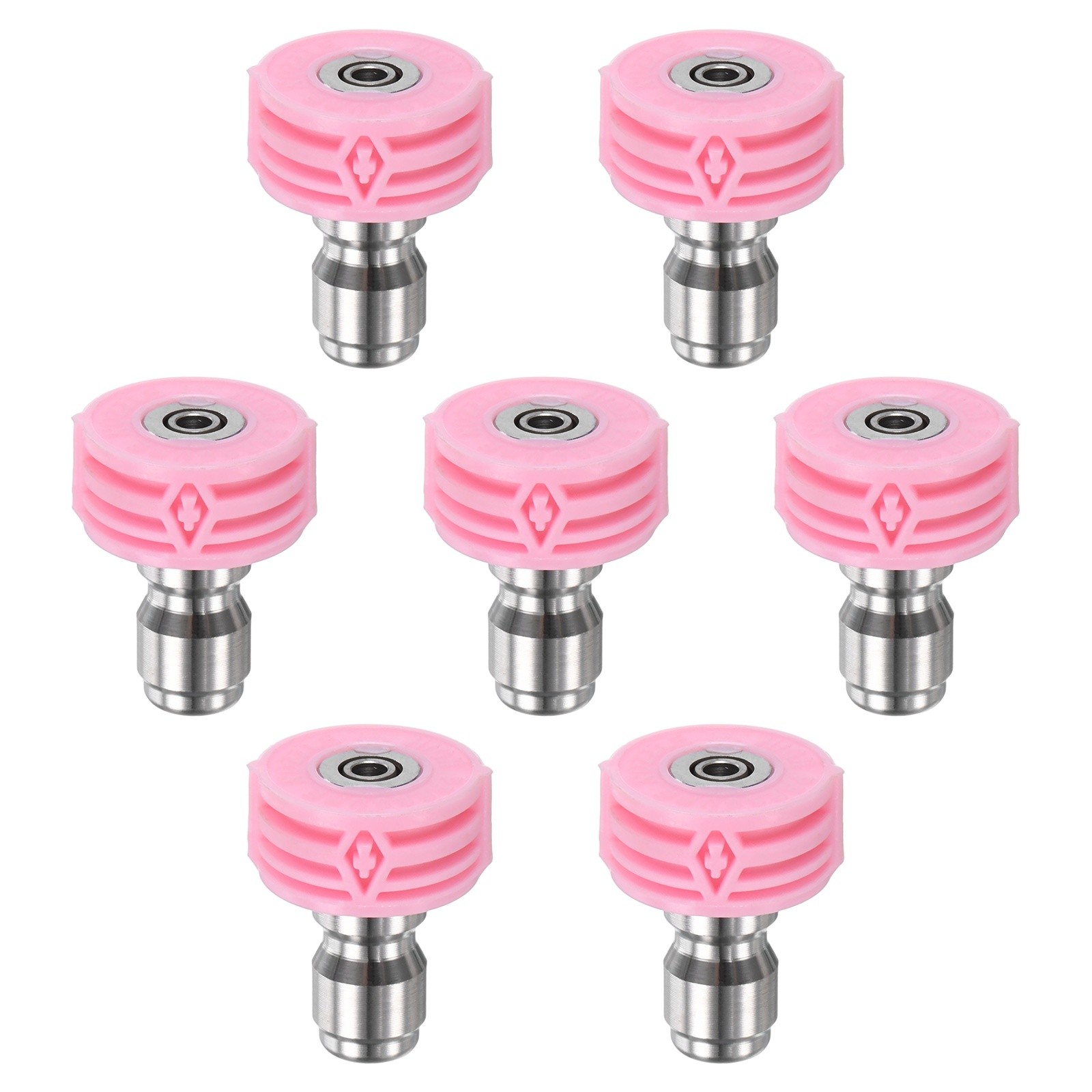 7-Pack 1/4″ Quick Connect, Orifice 4.0 Pressure Washer Tips [Pink]