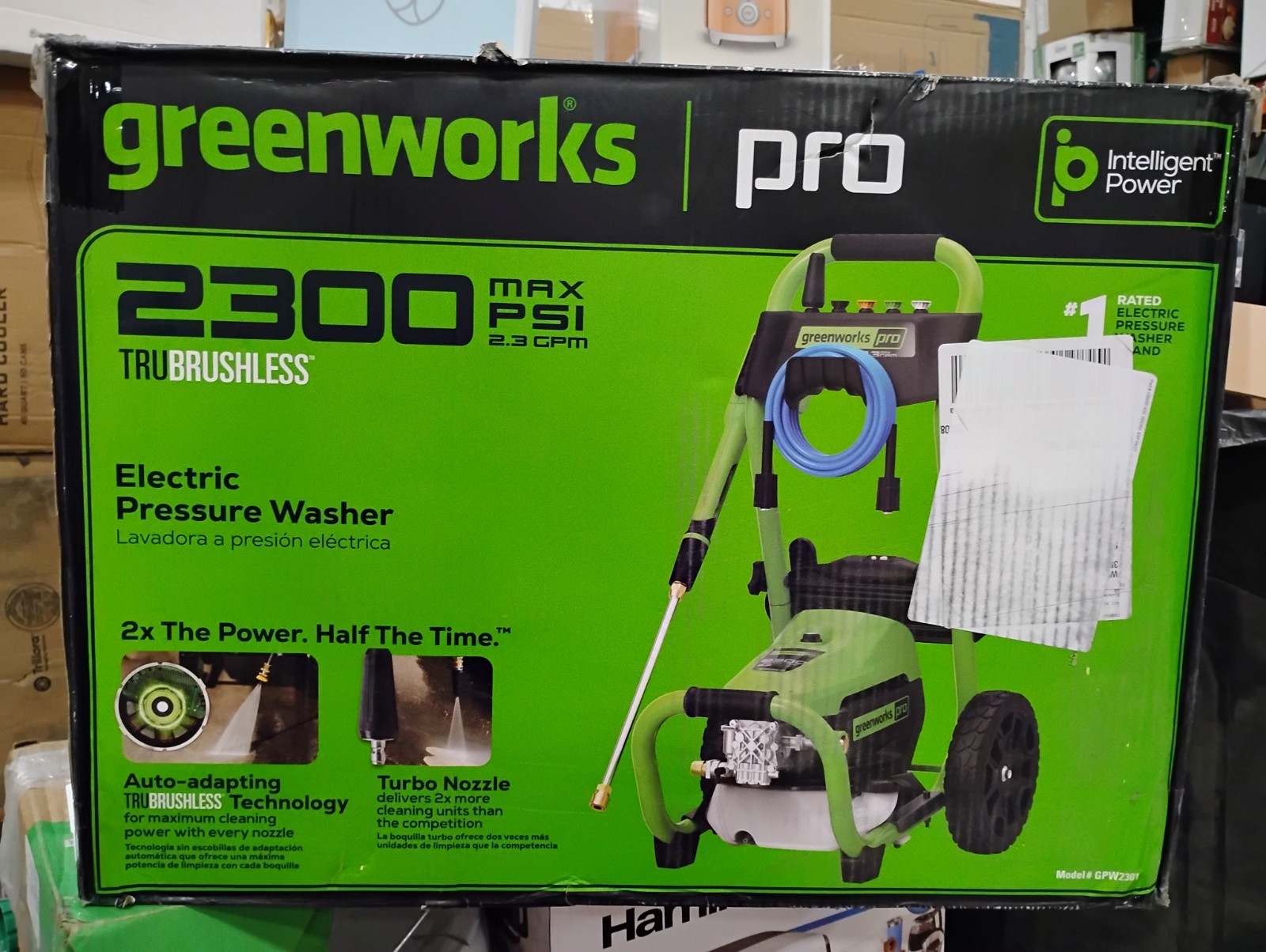 Greenworks Pro 2300-PSI 2.3-GPM Electric Pressure Washer